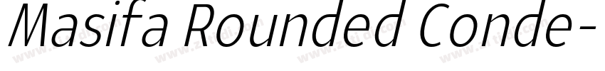 Masifa Rounded Conde字体转换